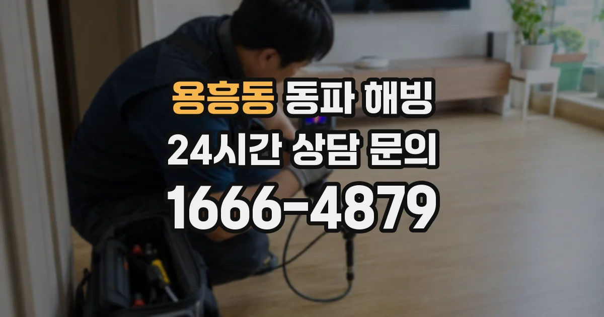 용흥동 동파 해빙