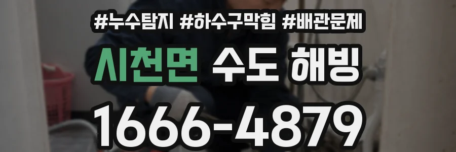 시천면 수도 해빙