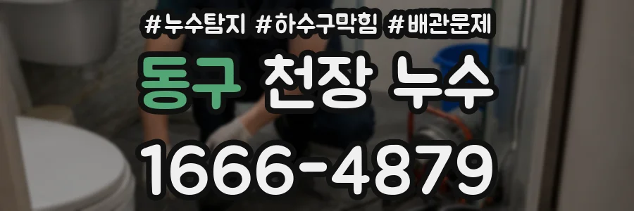 동구 천장 누수