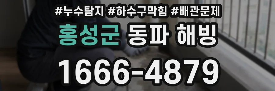 홍성군 동파 해빙
