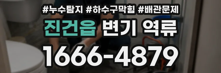 진건읍 변기 역류