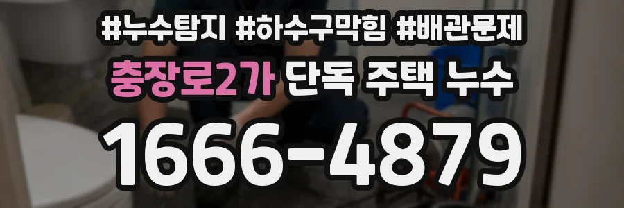 충장로2가 단독 주택 누수