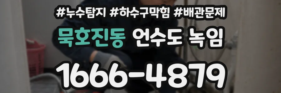 묵호진동 언수도 녹임