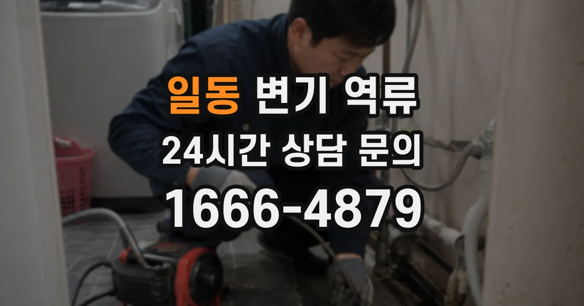 일동 변기 역류