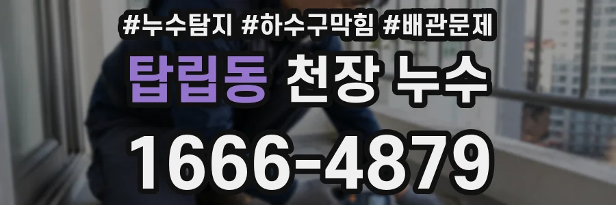 탑립동 천장 누수