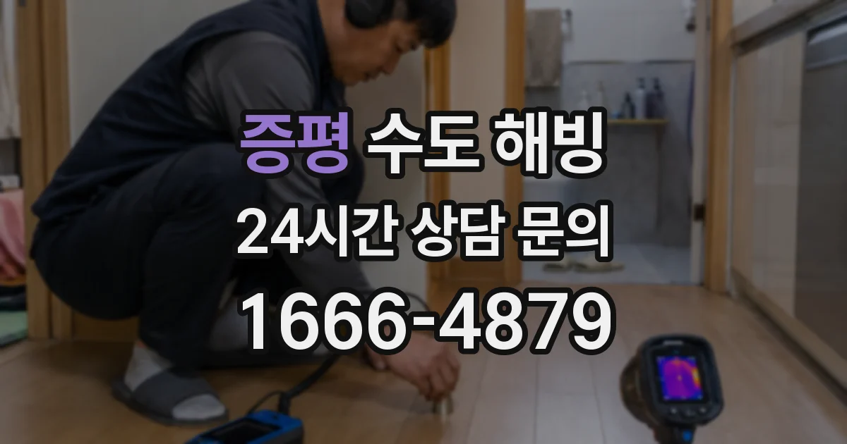 증평 수도 해빙