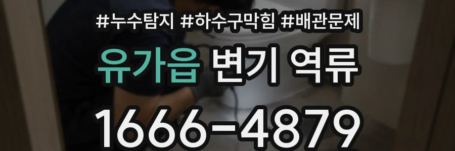 유가읍 변기 역류