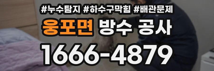웅포면 방수 공사