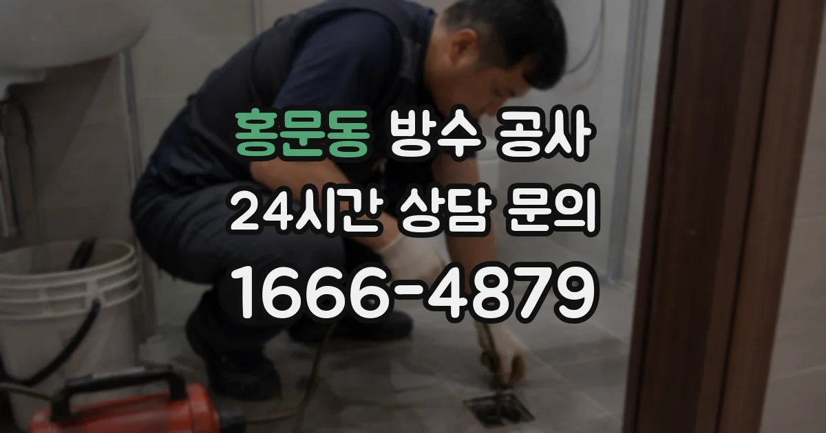 홍문동 방수 공사