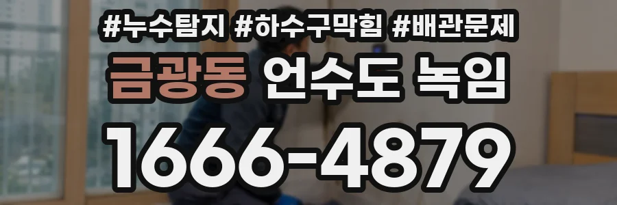 금광동 언수도 녹임