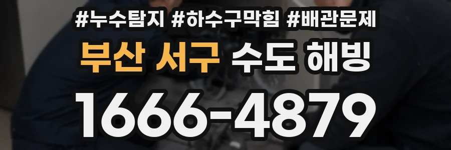 부산 서구 수도 해빙