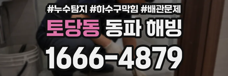 토당동 동파 해빙