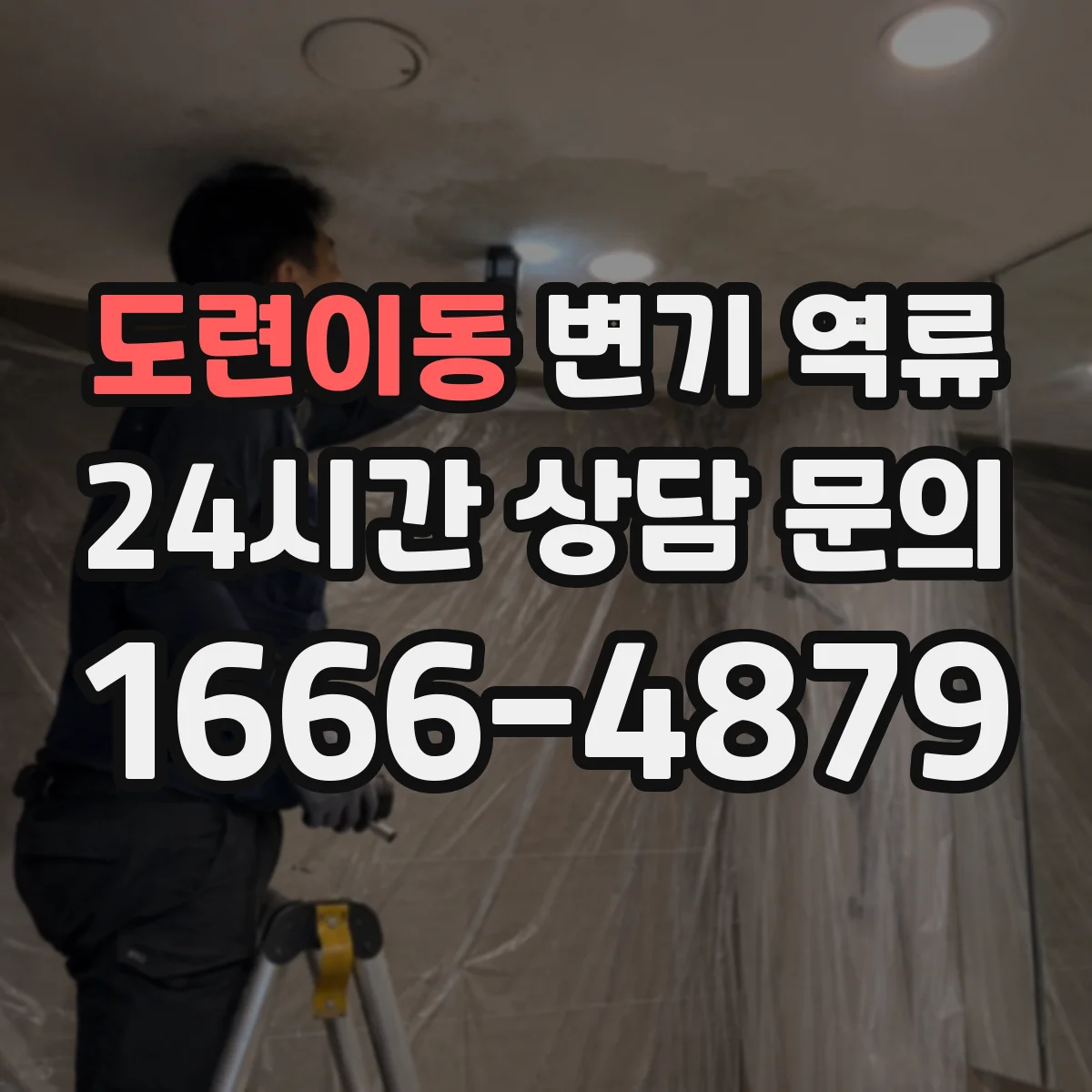 도련이동 변기 역류