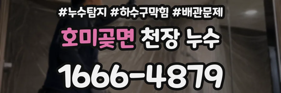 호미곶면 천장 누수