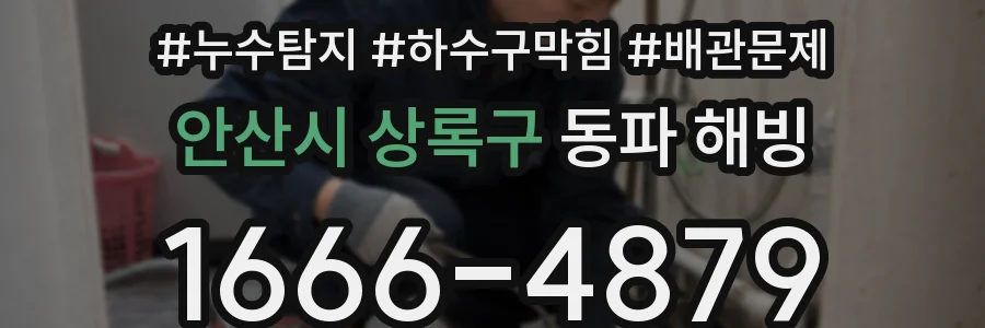 안산시 상록구 동파 해빙