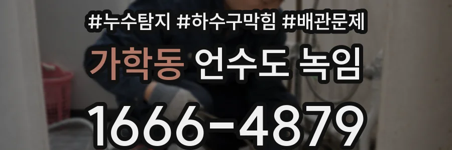가학동 언수도 녹임