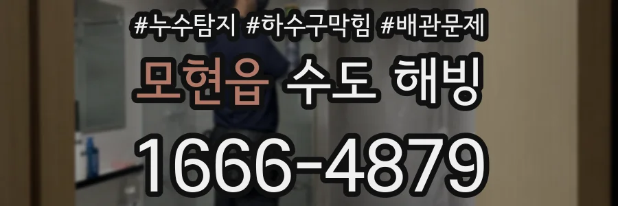 모현읍 수도 해빙