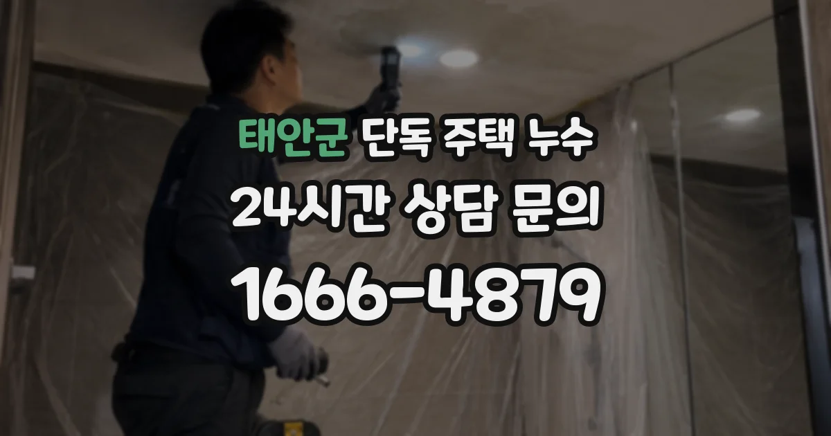 태안군 단독 주택 누수