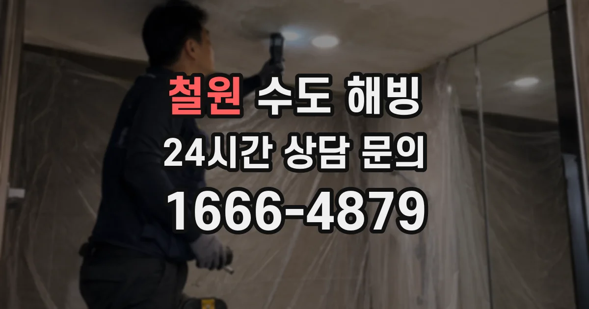 철원 수도 해빙