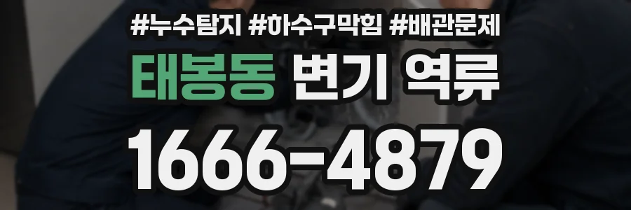 태봉동 변기 역류