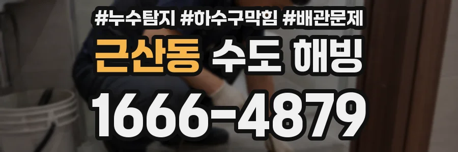 근산동 수도 해빙