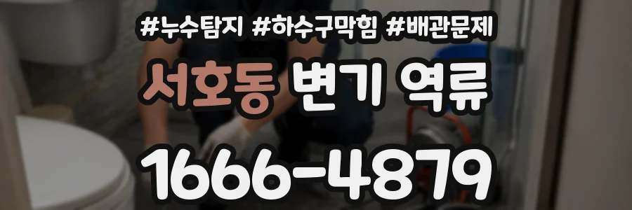 서호동 변기 역류