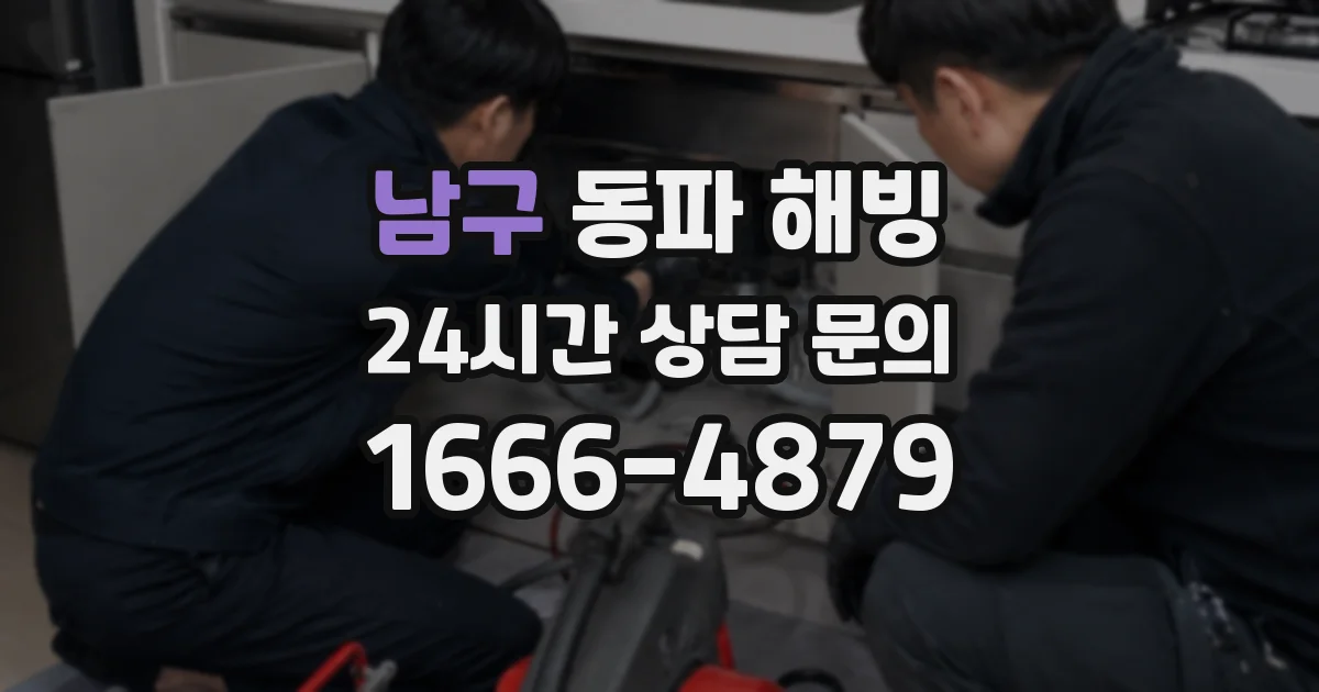 남구 동파 해빙
