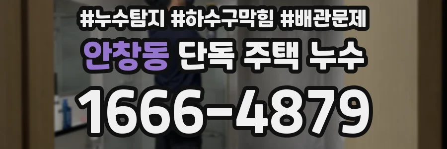 안창동 단독 주택 누수