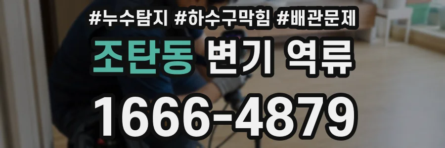 조탄동 변기 역류