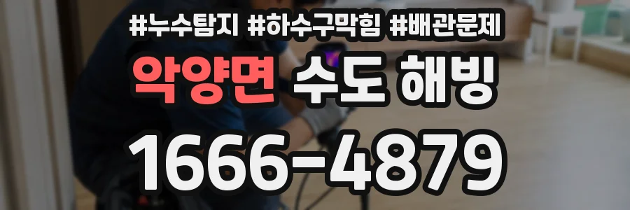 악양면 수도 해빙