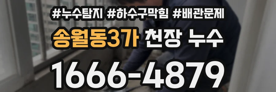 송월동3가 천장 누수