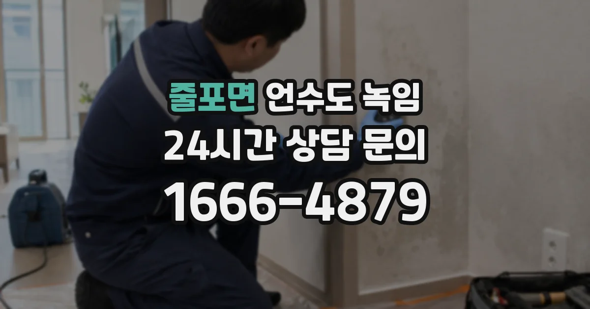 줄포면 언수도 녹임