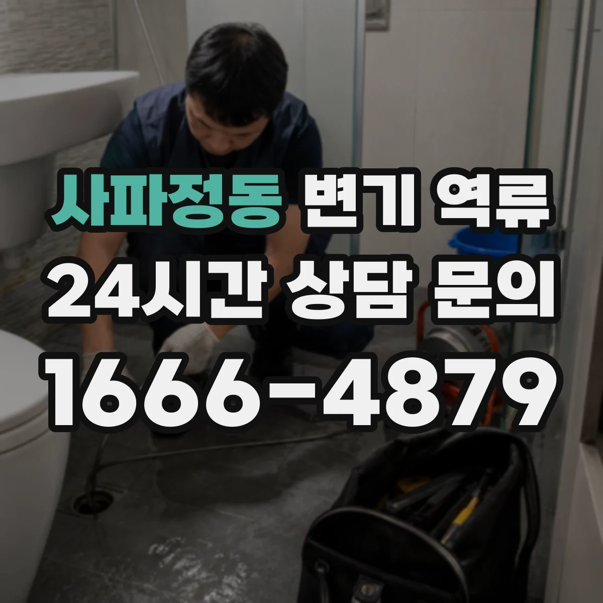 사파정동 변기 역류