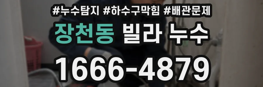 장천동 빌라 누수