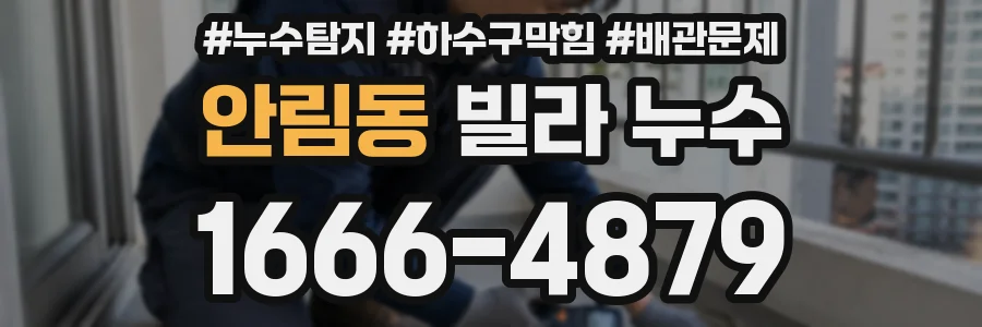 안림동 빌라 누수