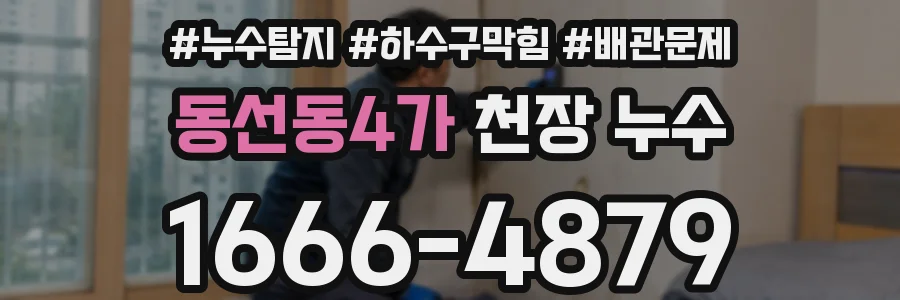 동선동4가 천장 누수