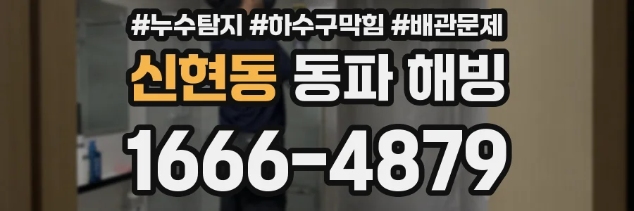 신현동 동파 해빙