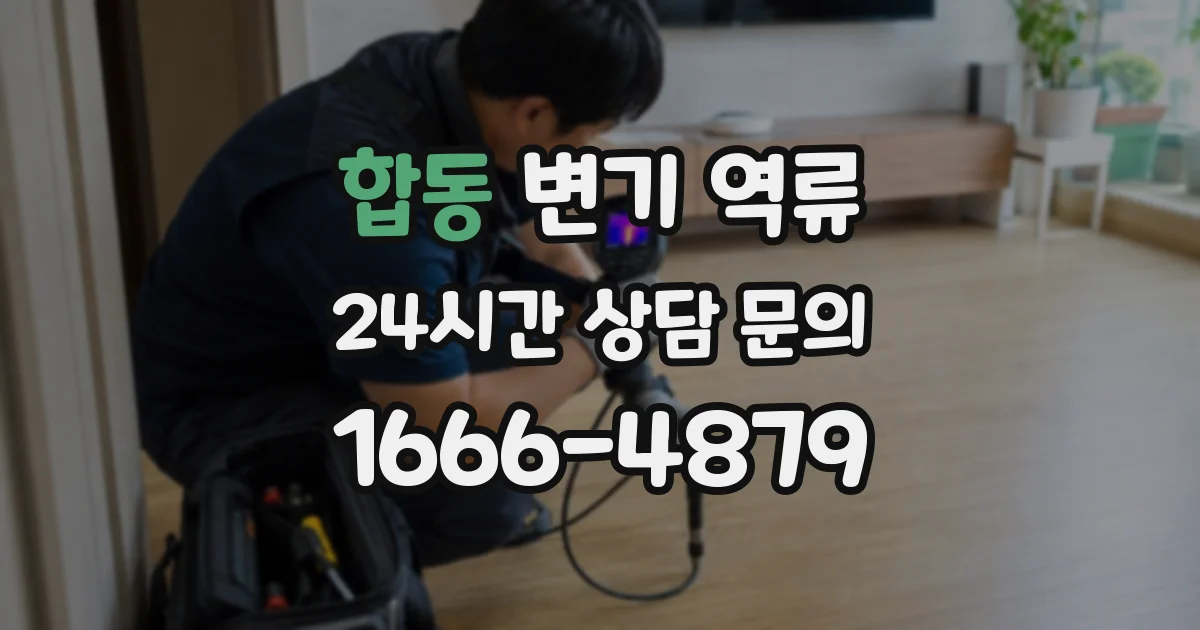 합동 변기 역류
