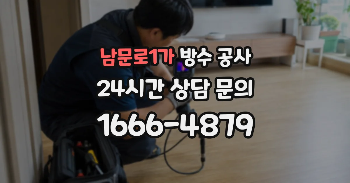 남문로1가 방수 공사