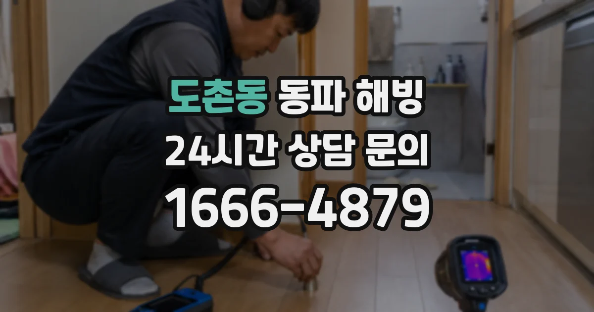 도촌동 동파 해빙