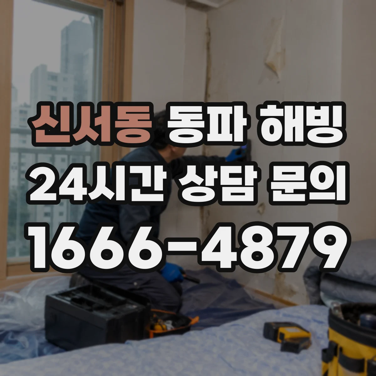신서동 동파 해빙