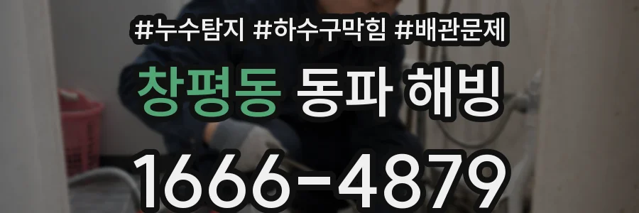창평동 동파 해빙