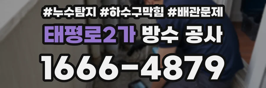 태평로2가 방수 공사