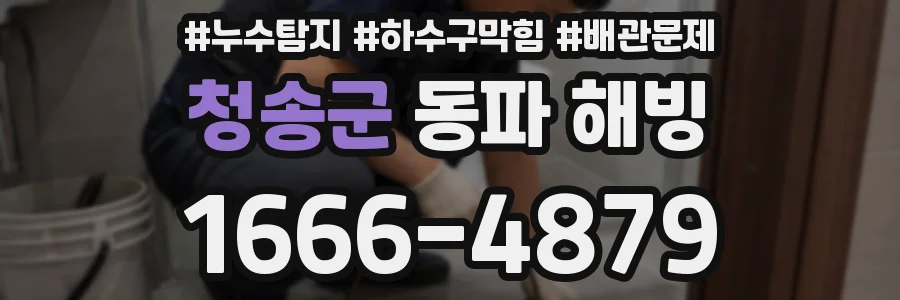 청송군 동파 해빙