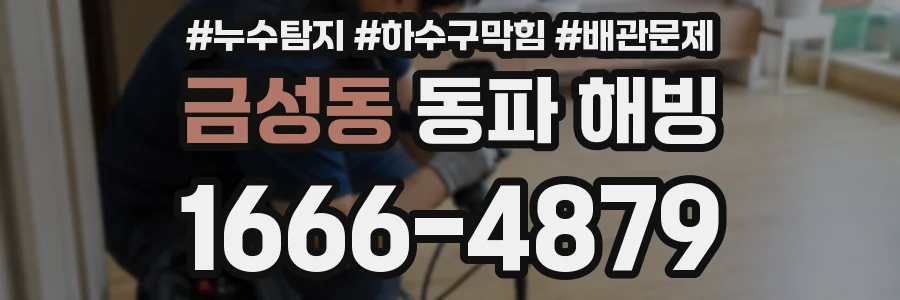 금성동 동파 해빙