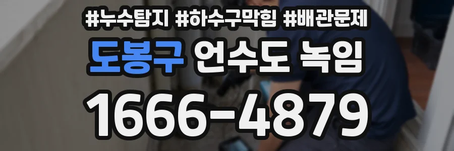 도봉구 언수도 녹임