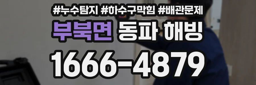 부북면 동파 해빙
