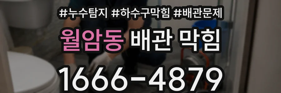 월암동 배관 막힘