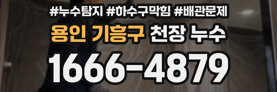 용인 기흥구 천장 누수