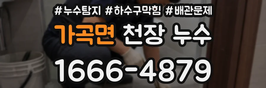 가곡면 천장 누수